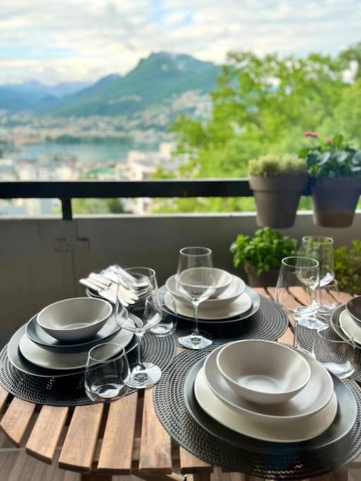 Panorama Suite In Lugano - Pazzallo Paradiso Exterior foto